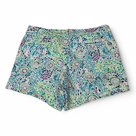 Lilly Pulitzer Callahan Knit Shorts- Blue Ibizia Open Water. Size 6. - Picture 3 of 8